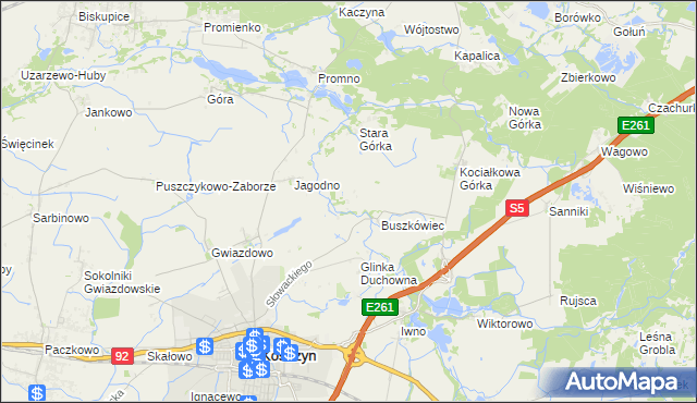mapa Glinka Szlachecka, Glinka Szlachecka na mapie Targeo