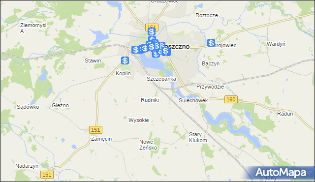mapa Gostyczyn, Gostyczyn na mapie Targeo