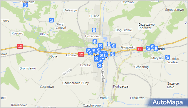 mapa Gostyń, Gostyń na mapie Targeo