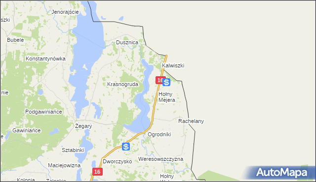 mapa Hołny Mejera, Hołny Mejera na mapie Targeo