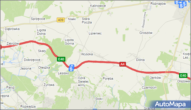 mapa Kadłubiec, Kadłubiec na mapie Targeo