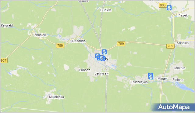 mapa Kalety powiat tarnogórski, Kalety powiat tarnogórski na mapie Targeo