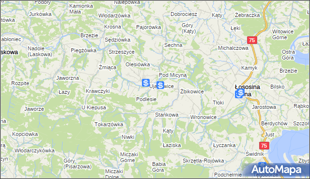 mapa Kobyłczyna, Kobyłczyna na mapie Targeo