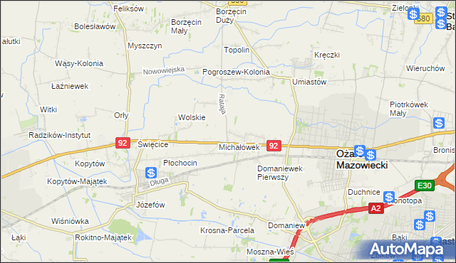 mapa Koprki, Koprki na mapie Targeo