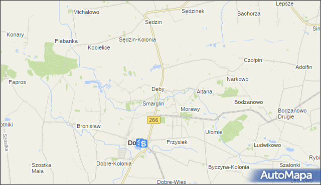 mapa Krzywosądz, Krzywosądz na mapie Targeo