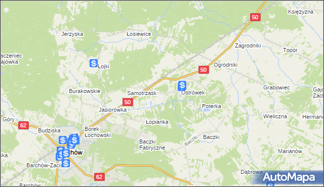 mapa Łojew, Łojew na mapie Targeo