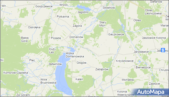 mapa Młódnice, Młódnice na mapie Targeo