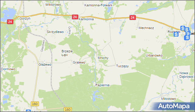 mapa Mnichy, Mnichy na mapie Targeo