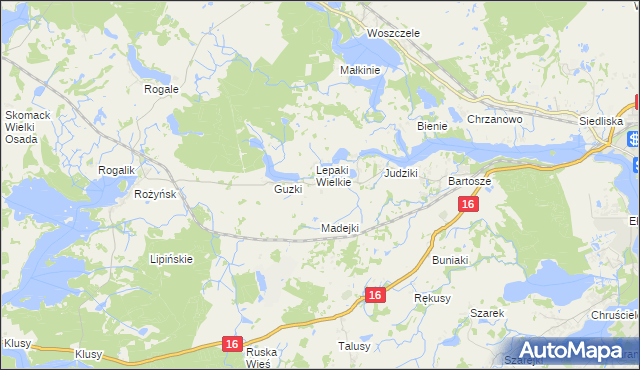 mapa Mołdzie, Mołdzie na mapie Targeo