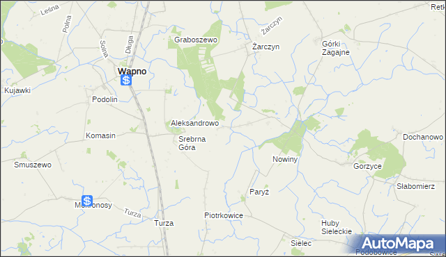 mapa Nadborowo, Nadborowo na mapie Targeo