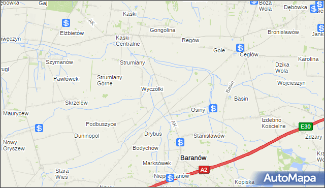 mapa Nowa Pułapina, Nowa Pułapina na mapie Targeo