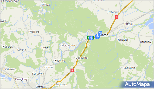 mapa Opolnica, Opolnica na mapie Targeo