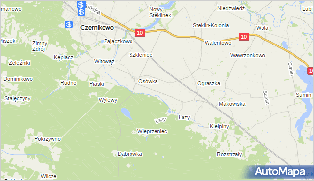 mapa Osówka-Kolonia, Osówka-Kolonia na mapie Targeo