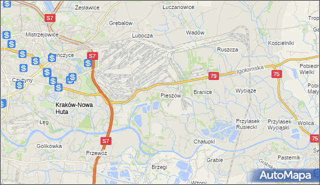 mapa Pleszów, Pleszów na mapie Targeo