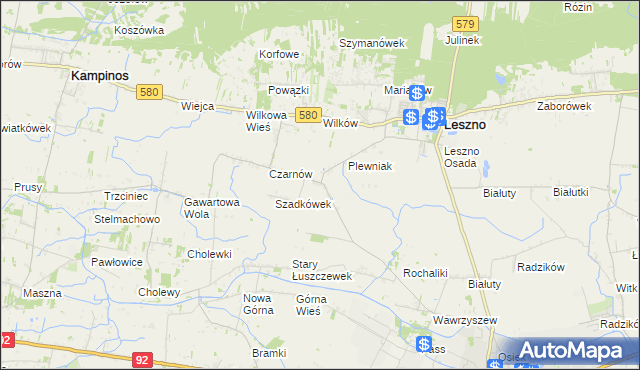 mapa Podrochale, Podrochale na mapie Targeo