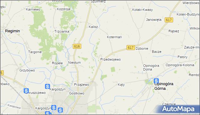 mapa Przedwojewo, Przedwojewo na mapie Targeo