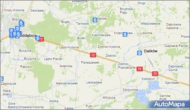 mapa Przekora, Przekora na mapie Targeo