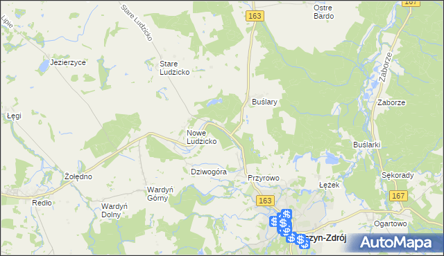 mapa Przyrówko, Przyrówko na mapie Targeo