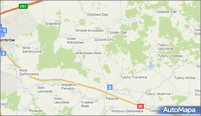 mapa Rębiszewo-Studzianki, Rębiszewo-Studzianki na mapie Targeo
