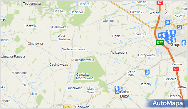 mapa Rosochów, Rosochów na mapie Targeo