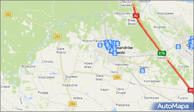 mapa Rudunki gmina Aleksandrów Kujawski, Rudunki gmina Aleksandrów Kujawski na mapie Targeo