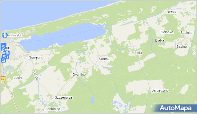 mapa Sarbsk, Sarbsk na mapie Targeo