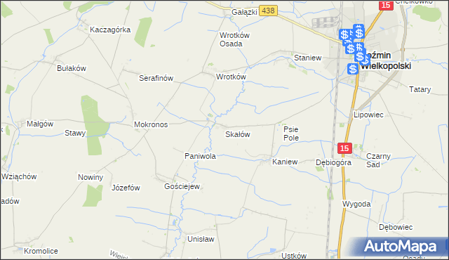 mapa Skałów, Skałów na mapie Targeo