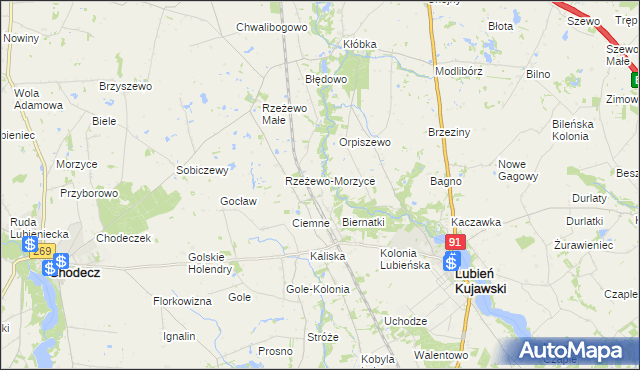 mapa Sławęckie Góry, Sławęckie Góry na mapie Targeo