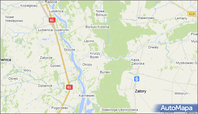 mapa Śliski, Śliski na mapie Targeo