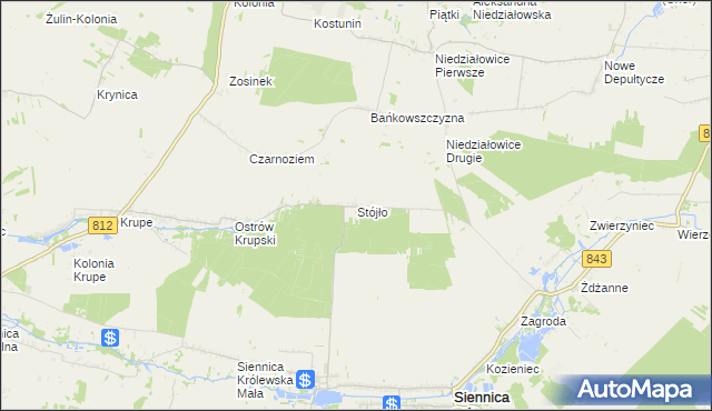 mapa Stójło, Stójło na mapie Targeo