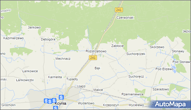 mapa Szczepice, Szczepice na mapie Targeo