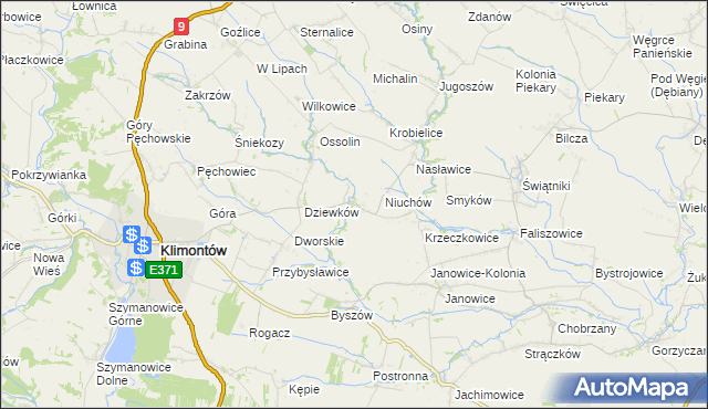 mapa Węgrce Szlacheckie, Węgrce Szlacheckie na mapie Targeo