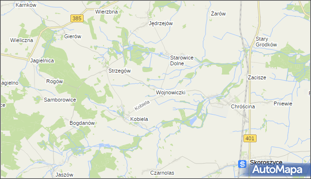 mapa Wojnowiczki, Wojnowiczki na mapie Targeo