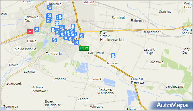 mapa Wólka Panieńska, Wólka Panieńska na mapie Targeo