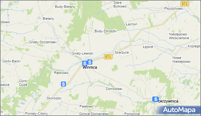 mapa Zbroszki, Zbroszki na mapie Targeo