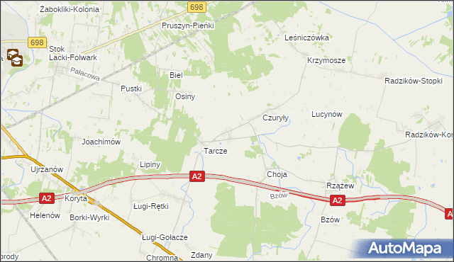 mapa Cielemęc, Cielemęc na mapie Targeo