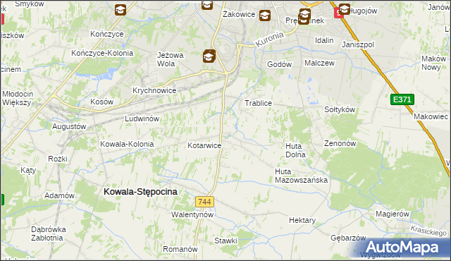 mapa Mazowszany, Mazowszany na mapie Targeo