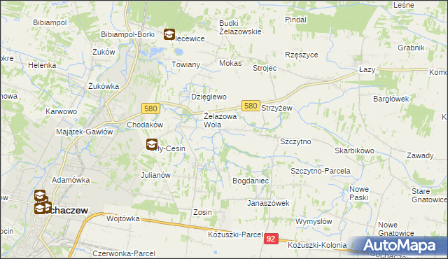 mapa Nowe Mostki, Nowe Mostki na mapie Targeo