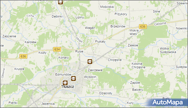 mapa Postoliska, Postoliska na mapie Targeo