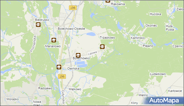 mapa Potasze, Potasze na mapie Targeo