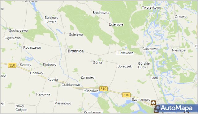 mapa Przylepki, Przylepki na mapie Targeo