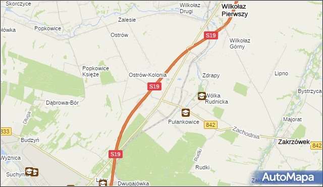 mapa Rudnik-Kolonia, Rudnik-Kolonia na mapie Targeo