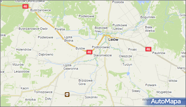 mapa Staromieście, Staromieście na mapie Targeo