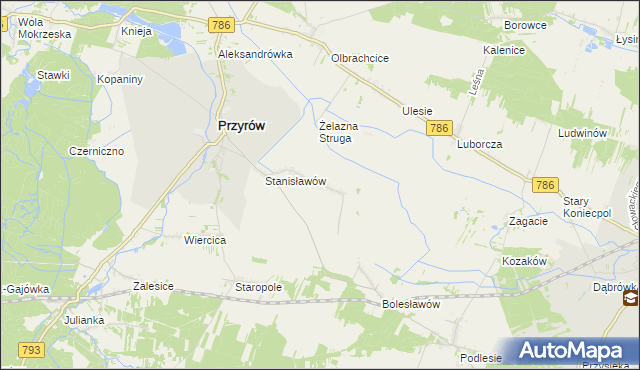 mapa Zarębice, Zarębice na mapie Targeo