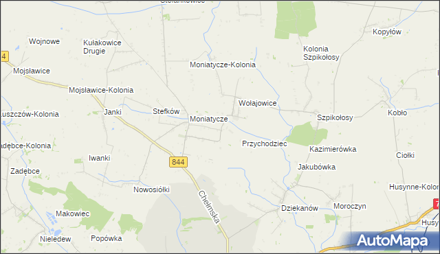 mapa Czortowice, Czortowice na mapie Targeo