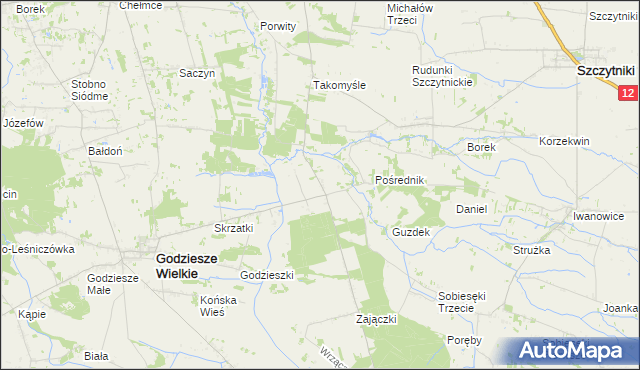 mapa Zajączki Bankowe, Zajączki Bankowe na mapie Targeo