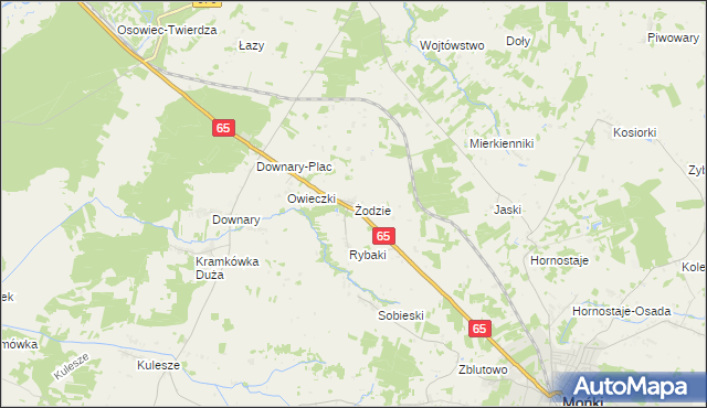 mapa Żodzie, Żodzie na mapie Targeo