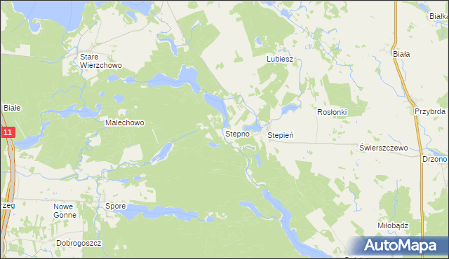 mapa Stepno, Stepno na mapie Targeo