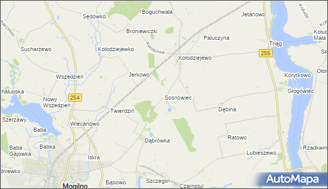 mapa Sosnowca, Sosnówiec na mapie Targeo