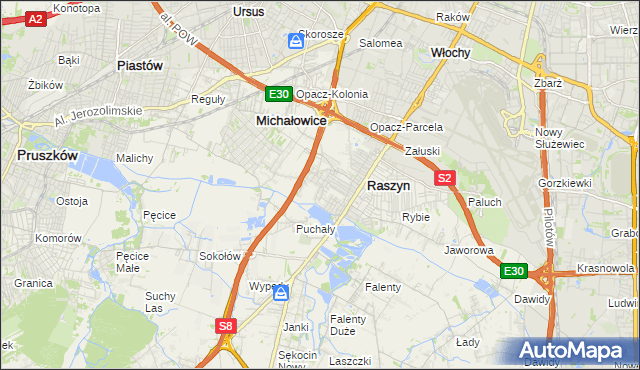 mapa Nowe Grocholice, Nowe Grocholice na mapie Targeo